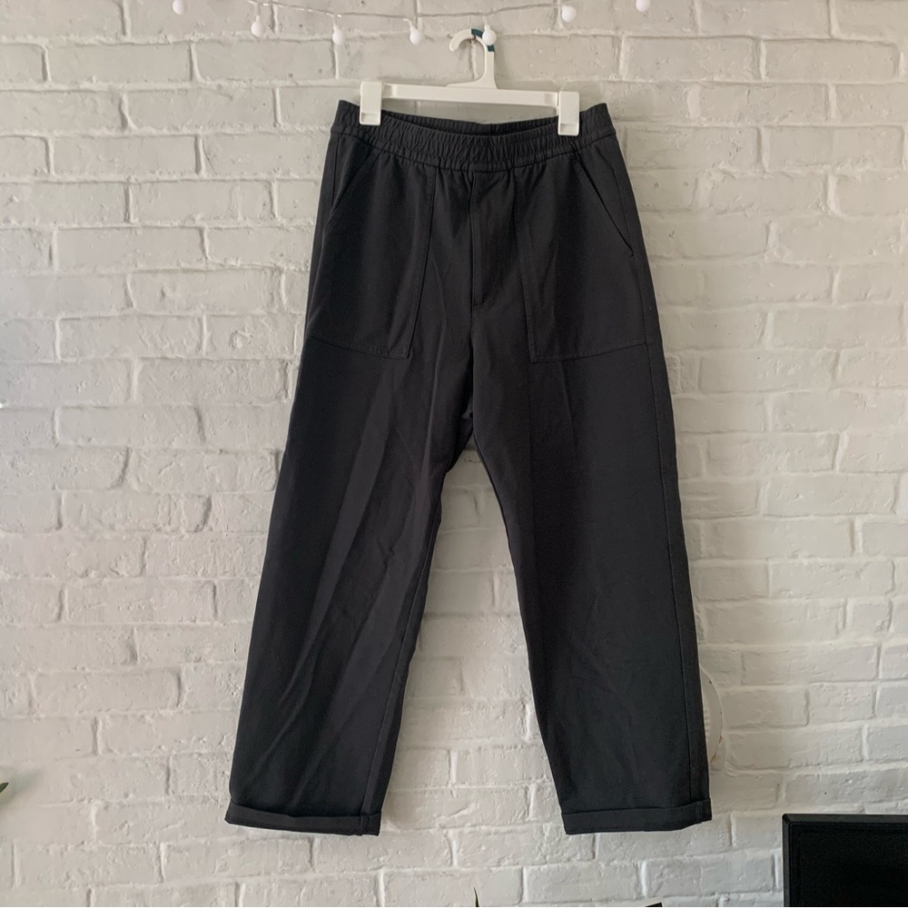 NWOT Uniqlo Men’s Casual Cotton Gray Straight Leg Pants